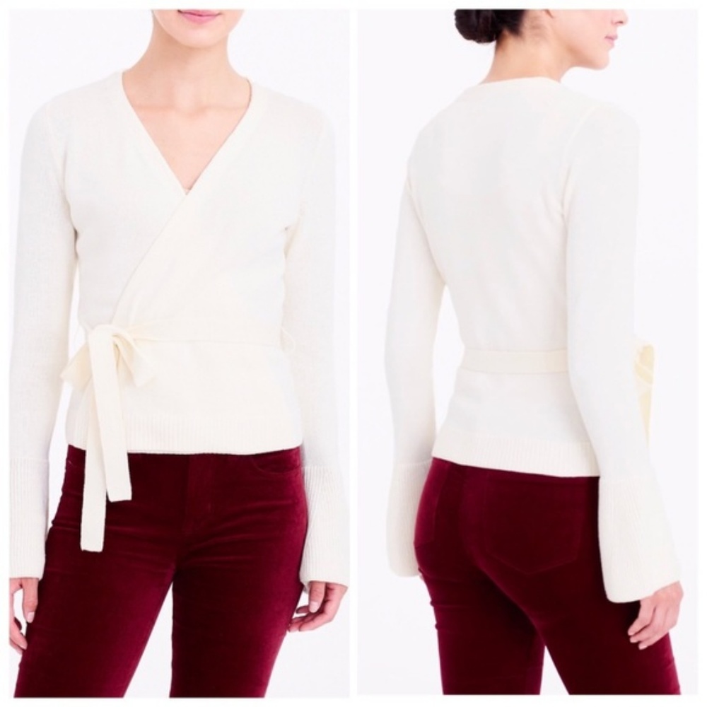 J Crew Bell Sleeve Cardigan